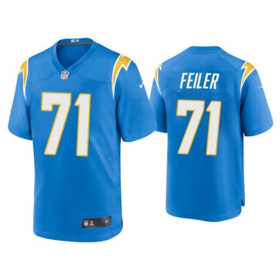 Men Matt Feiler Los Angeles Chargers Powder Blue Game Jersey