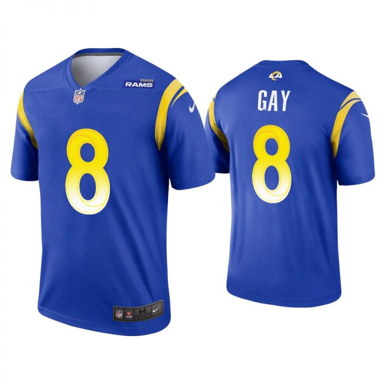 Men Matt Gay Los Angeles Rams Royal Legend Jersey