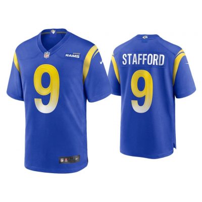 Men Matthew Stafford Los Angeles Rams Royal Game Jersey