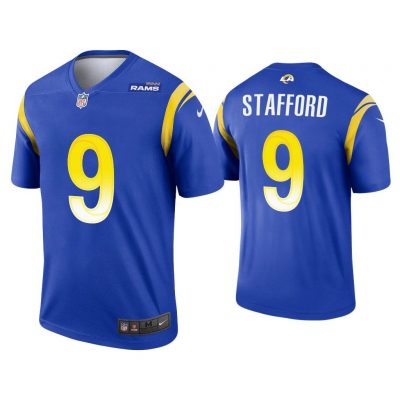 Men Matthew Stafford Los Angeles Rams Royal Legend Jersey
