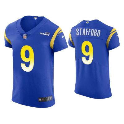 Men Matthew Stafford Los Angeles Rams Royal Vapor Elite Jersey