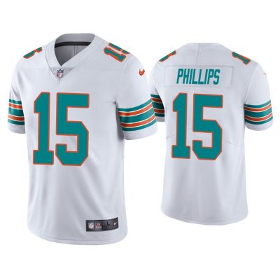 Men Miami Dolphins Jaelan Phillips Vapor Limited White Jersey