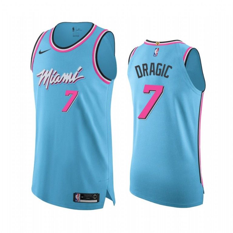 Men Miami Heat Goran Dragic Blue 2019-20 City Edition Jersey