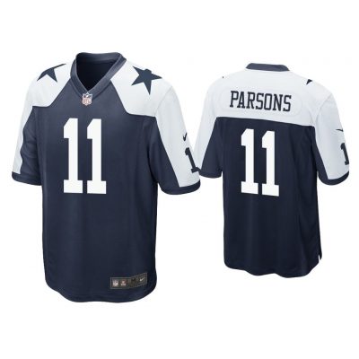 Men Micah Parsons Dallas Cowboys Navy Alternate Game Jersey