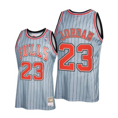 Men Michael Jordan #23 Bulls 2021 Reload 2.0 Gray Jersey