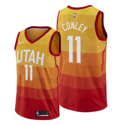 Men Mike Conley Utah Jazz #11 Men 2019-20 City Jersey