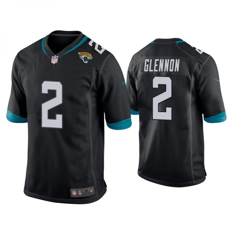 Men Mike Glennon Jacksonville Jaguars Black Game Jersey