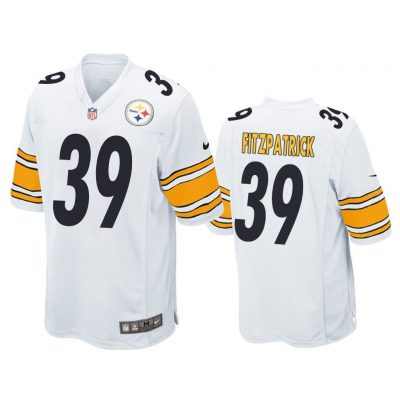 Men Minkah Fitzpatrick Pittsburgh Steelers White Game Jersey