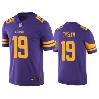Men Minnesota Vikings Adam Thielen #19 Purple Color Rush Limited Jersey