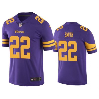 Men Minnesota Vikings Harrison Smith #22 Purple Color Rush Limited Jersey