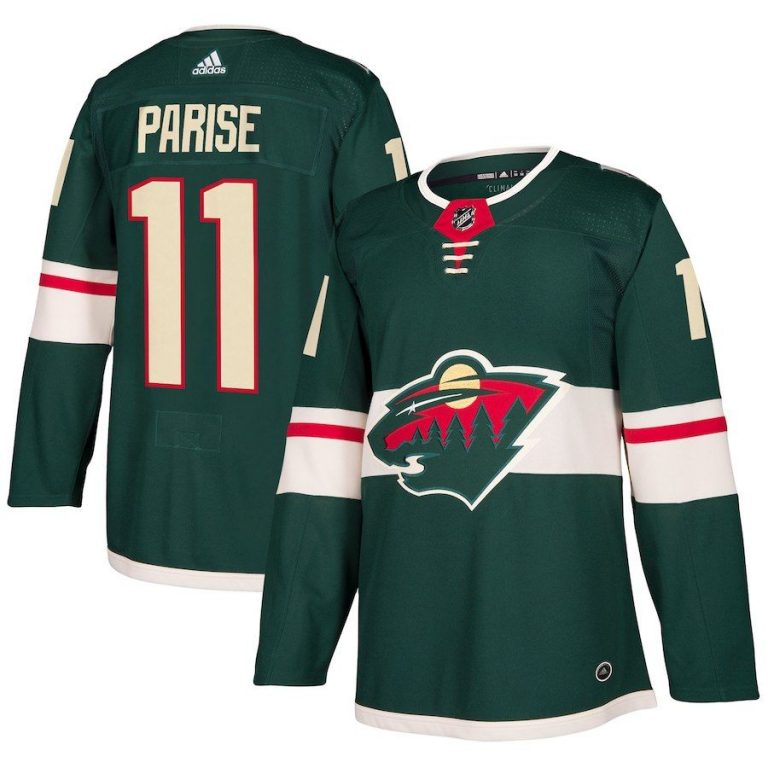 Men Minnesota Wild Zach Parise Green Player Jersey