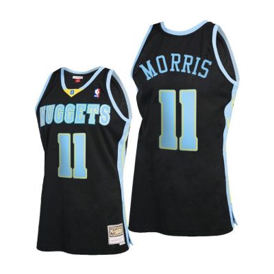 Men Monte Morris Denver Nuggets Black Reload 2.0 Jersey Hardwood Classics