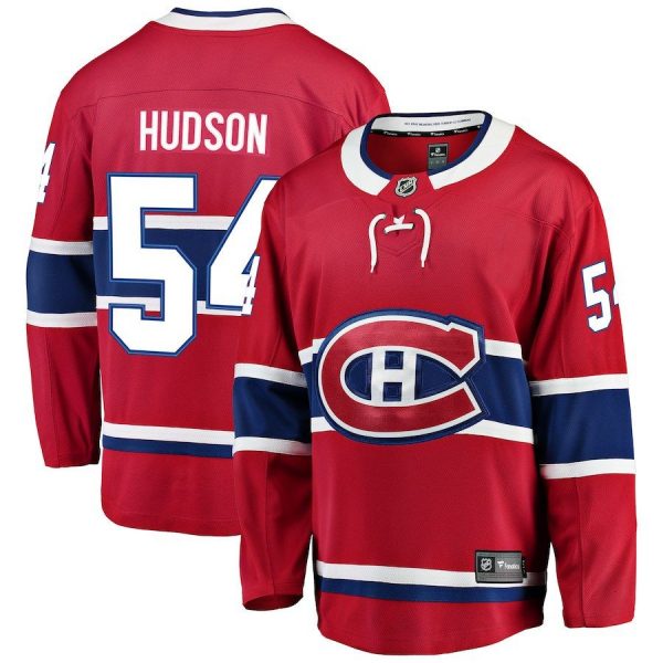 Men Montreal Canadiens Charles Hudon Red Breakaway Player Jersey
