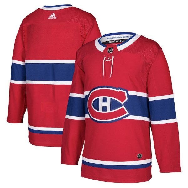 Men Montreal Canadiens Red Home Blank Jersey
