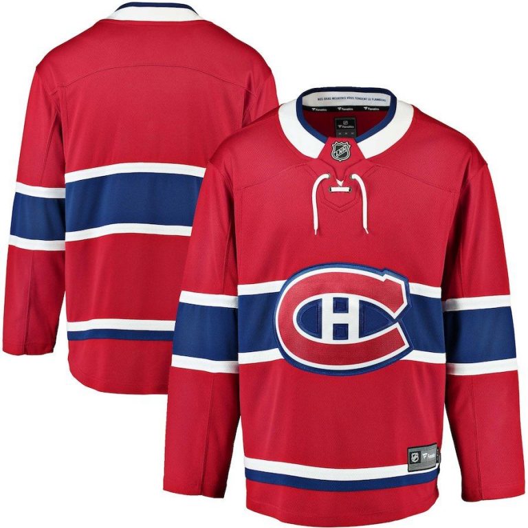 Men Montreal Canadiens White Breakaway Away Jersey