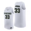 Men NCAA Basketball Magic Johnson White Jersey