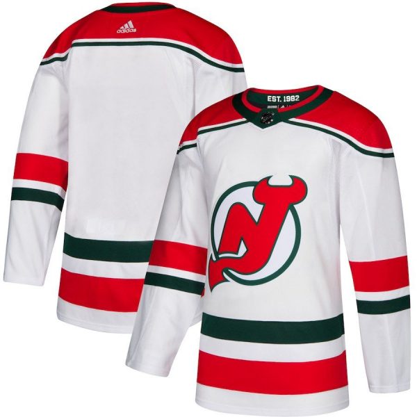 Men New Jersey Devils White Alternate Jersey