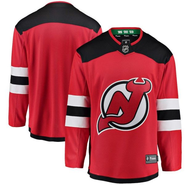 Men New Jersey Devils White Breakaway Away Jersey