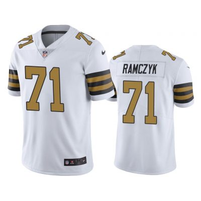 Men New Orleans Saints Ryan Ramczyk #71 White Color Rush Limited Jersey