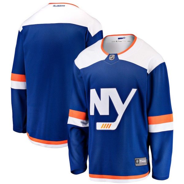 Men New York Islanders Blue Alternate Breakaway Blank Jersey