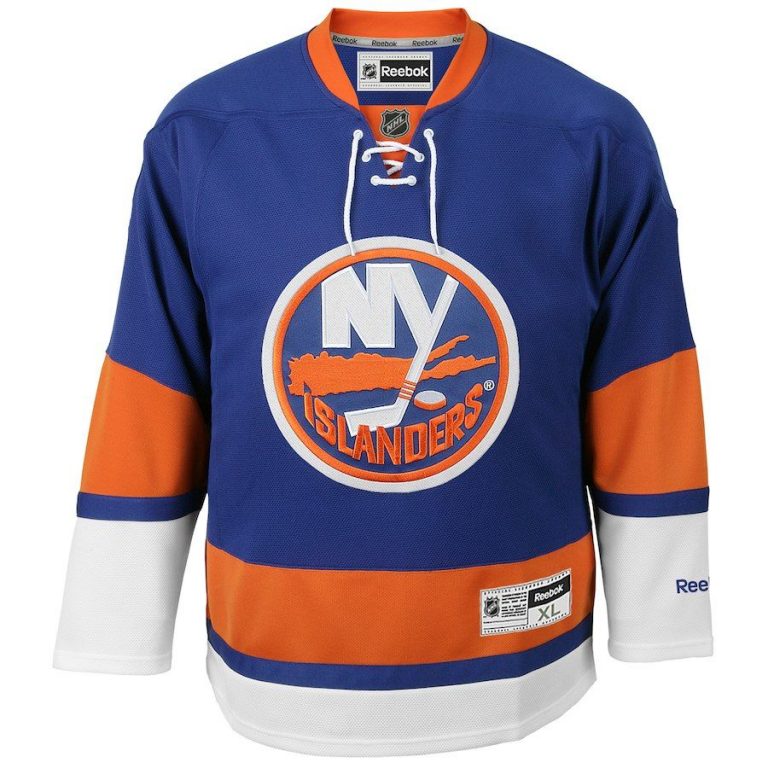 Men New York Islanders Reebok White Premier Away Jersey