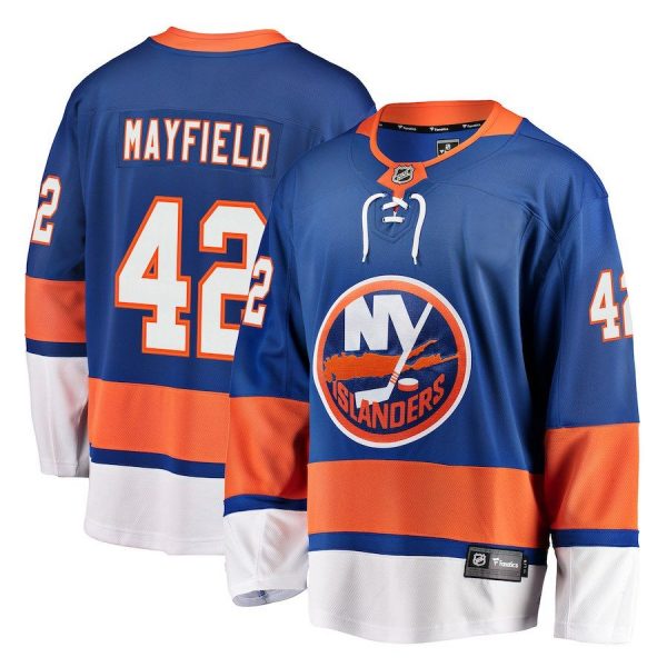Men New York Islanders Scott Mayfield Royal Breakaway Player Jersey
