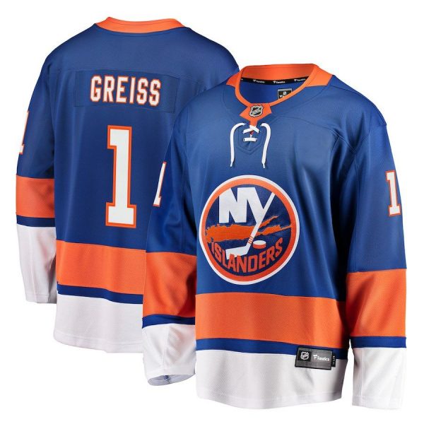 Men New York Islanders Thomas Greiss Royal Breakaway Player Jersey