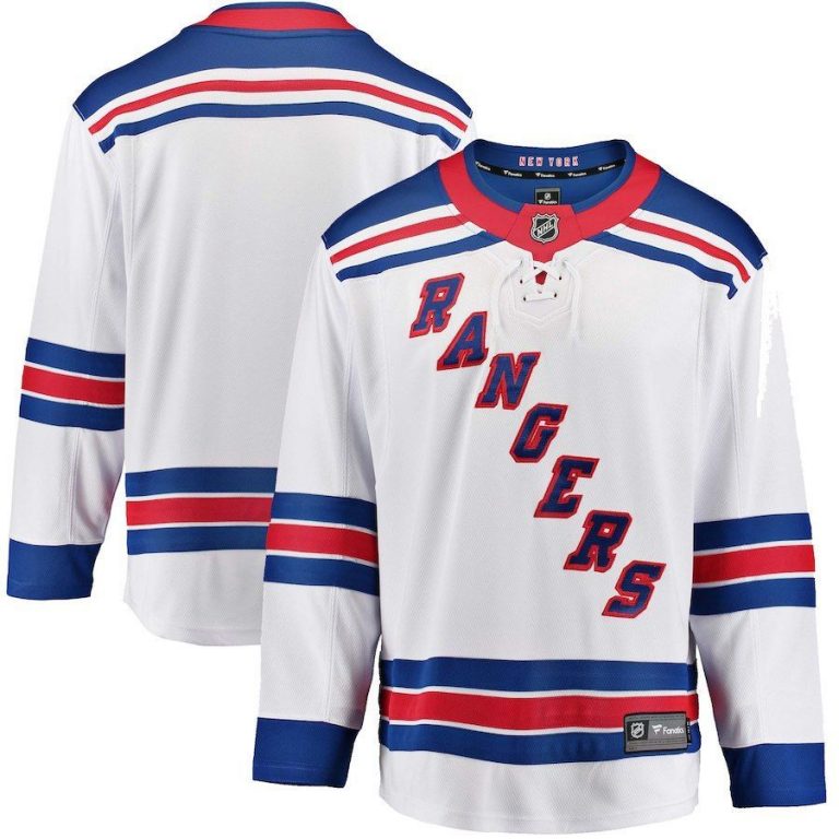 Men New York Rangers Blue Breakaway Home Jersey