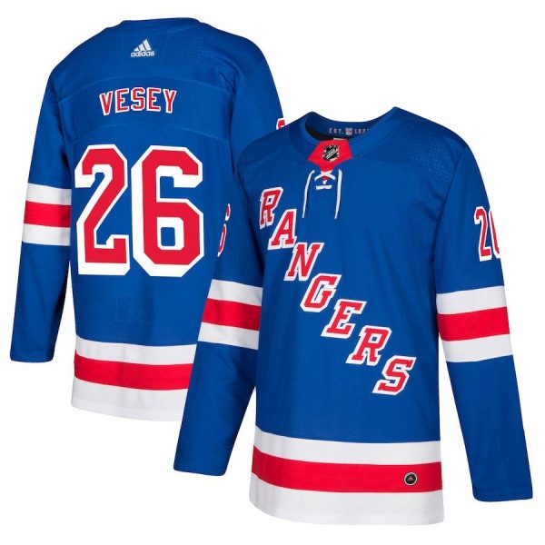 Men New York Rangers Jimmy Vesey Blue Player Jersey
