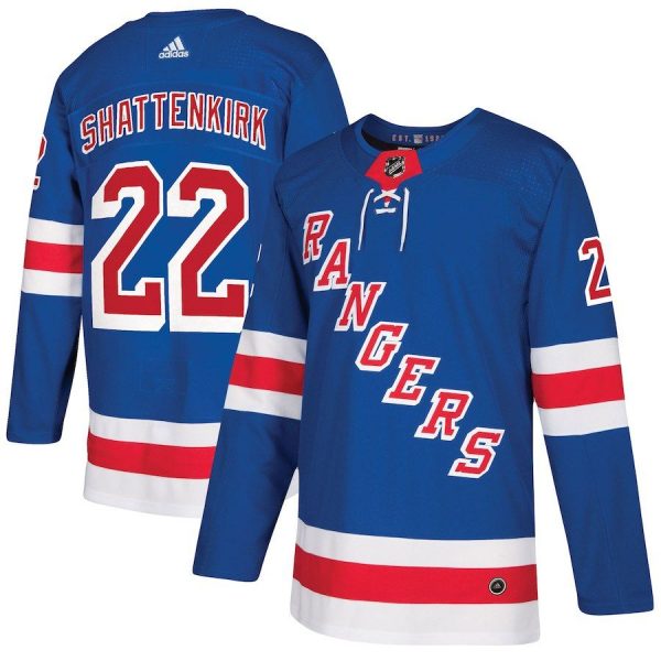 Men New York Rangers Kevin Shattenkirk Blue Player Jersey