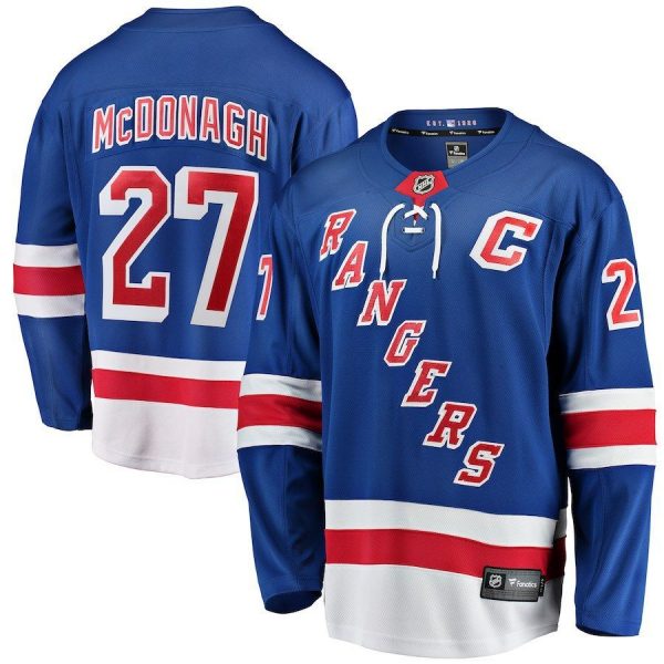 Men New York Rangers Ryan McDonagh Royal Breakaway Player Jersey