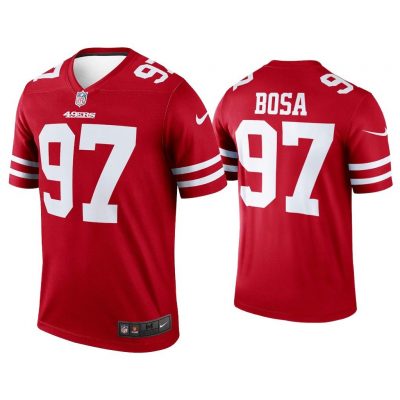 Men Nick Bosa San Francisco 49ers Scarlet Legend Jersey