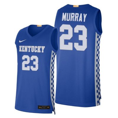 Men Nuggets Jamal Murray Kentucky Wildcats #23 Royal College Basketball Limited Jersey