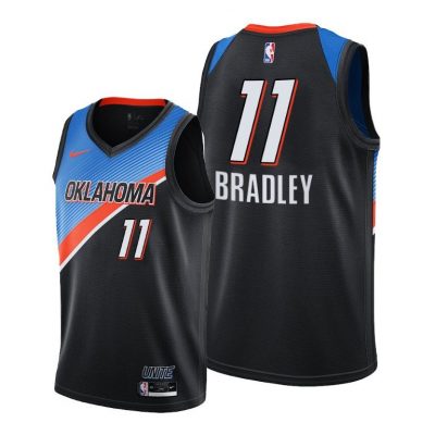 Men Oklahoma City Thunder Tony Bradley Black City Edition Jersey