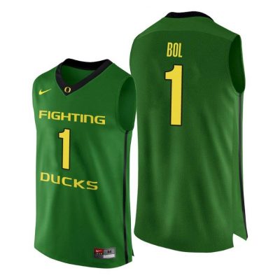 Men Oregon Ducks Bol Bol #1 Apple Green College Basketball Jersey