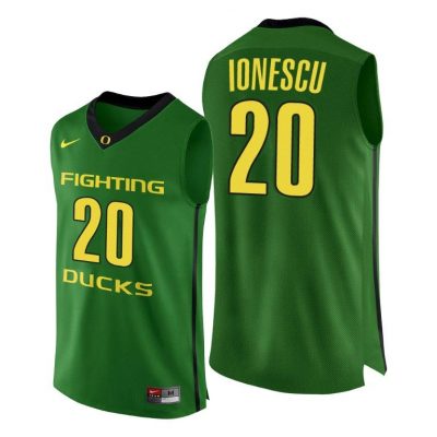Men Oregon Ducks Sabrina Ionescu #20 Green College Basketball Jersey