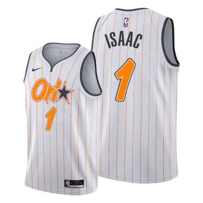 Men Orlando Magic #1 Jonathan Isaac Isaac 2020-21 City Edition Jersey New Uniform