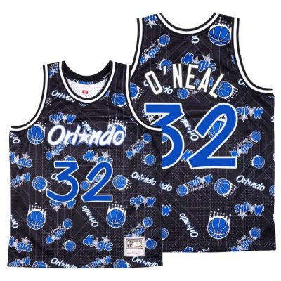 Men Orlando Magic Shaquille O Neal Tear Up Pack Blue Jersey