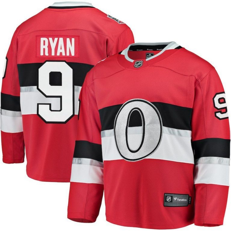 Men Ottawa Senators Bobby Ryan Red 2017 NHL 100 Classic Breakaway Player Jersey