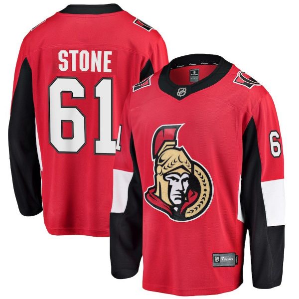 Men Ottawa Senators Mark Stone Red Breakaway Player Jersey
