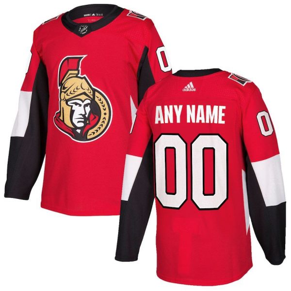 Men Ottawa Senators Red Custom Jersey