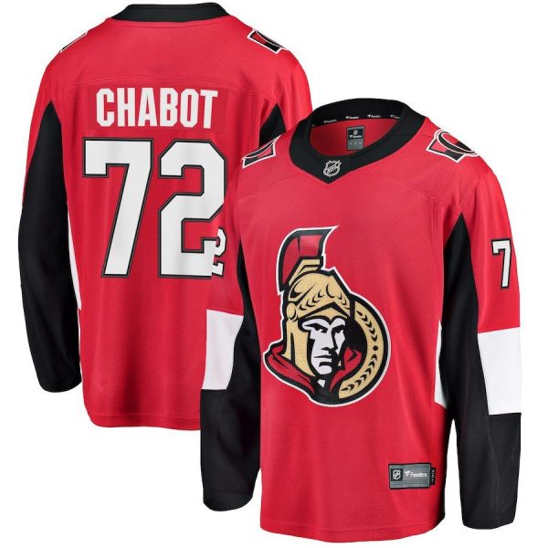 Men Ottawa Senators Thomas Chabot Red Breakaway Player Jersey