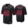 Men Pat Tillman Arizona Cardinals Black Alternate Game Jersey