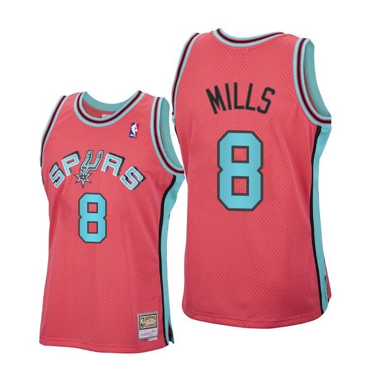 Men Patty Mills #8 Spurs 2020 Reload Classic Pink Jersey