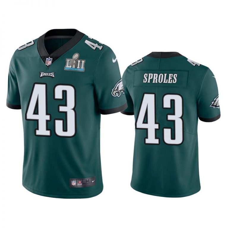 Men Philadelphia Eagles Darren Sproles #43 Green Color Rush Limited Jersey