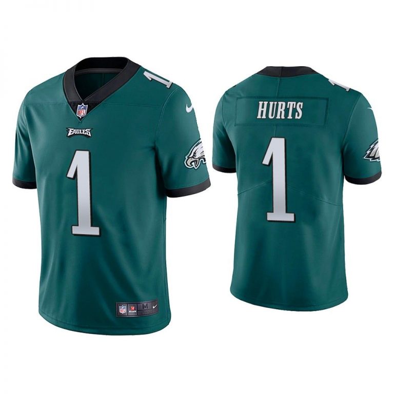 Men Philadelphia Eagles Jalen Hurts Vapor Limited Green Jersey