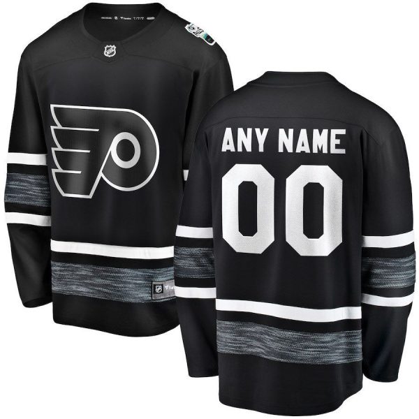 Men Philadelphia Flyers Black 2019 NHL All-Star Game Replica Custom Jersey