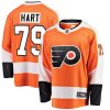 Men Philadelphia Flyers Carter Hart Orange Breakaway Player Jersey