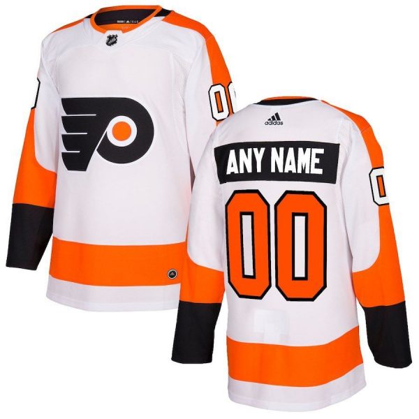 Men Philadelphia Flyers Orange Custom Jersey