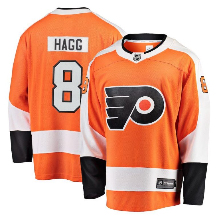 Men Philadelphia Flyers Robert Hagg Orange Breakaway Jersey